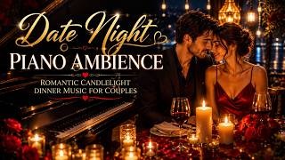 Date Night Piano Ambience | Romantic Candlelight Dinner Music for Couples