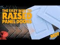 The easy way to painted MDF raised panel doors! Timelapse video.