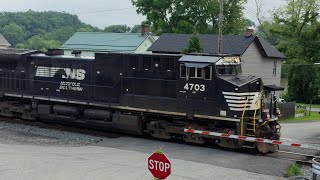 Combined Norfolk Southern Mine Train Empties Returning to the Coal Loop 