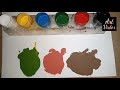 astuce pour mélanger les couleurs en peinture très simple.