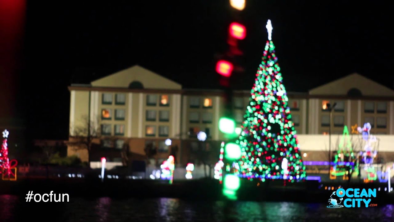 ocean city s winterfest of lights 2013 youtube ocean city christmas light show