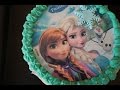 GATEAU REINE DES NEIGES FROZEN TUTO FACILE
