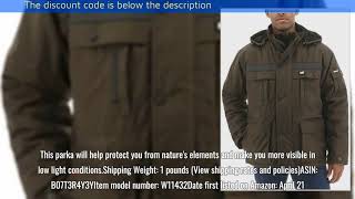 cat men's heavy insulated parka