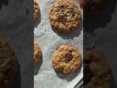 Porqué estas Cookies de Avena y Chocolate son tan increíbles #shorts #cookies