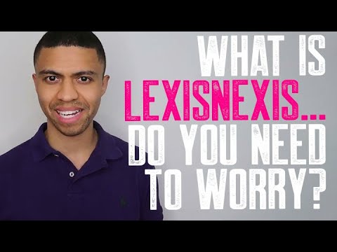 WHAT IS LEXISNEXIS... DO YOU NEED TO WORRY? | CREDIT REPAIR