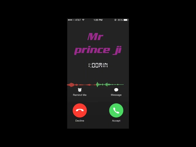Mr Prince ji please pickup your phone class=