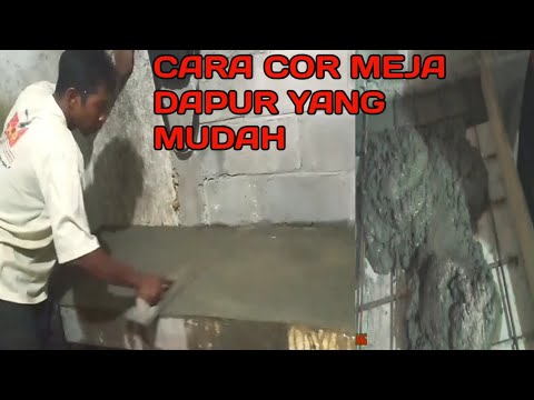 CARA COR  MEJA  DAPUR  BUAT  PEMULA YouTube