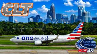 🔴LIVE from the CLT Hourly Deck| Charlotte Plane Spotting 🔴
