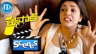 Thuppakki Movie Scenes - Kajal Aggarwal Asking Vijay For A kiss || Murugadoss