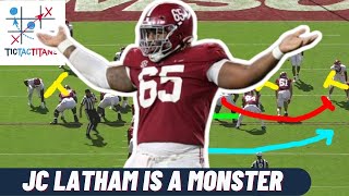 Tennessee Titans JC Latham is a MONSTER on Film: Raw Power, Strong Hands & What Needs Improvement