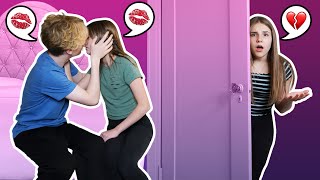 Telling My Girlfriend's Best Friend I Love Her PRANK **CAUGHT KISSING** | Lev Cameron