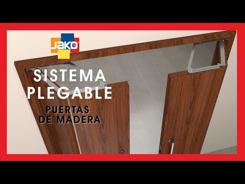 Video: Puerta plegable para ahorrar espacio