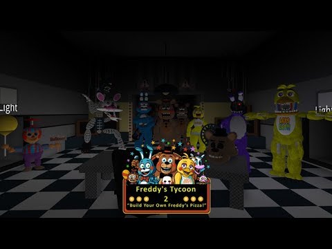 Freddy S Tycoon 2 Roblox Youtube - denis roblox tycoon fnaf pizzeria in roblox 2