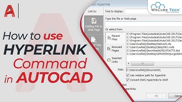 What is hyperlink in AutoCAD | How to Use Hyperlink Command in AutoCAD