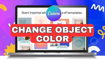 How to Change Object Color in Canva 2024?