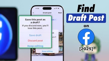 How to See Draft Post on Facebook [iPhone or Android]
