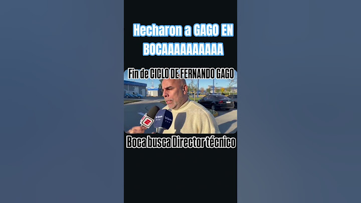 ECHARON A GAGO🚨Fernando Gago fue despedido de BOCA JUNIORS - ECHARON A GAGO🚨