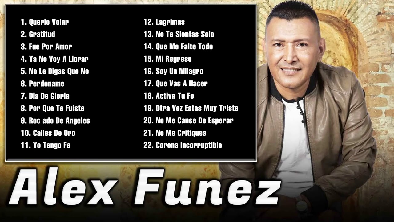 Alex Funez  -  Lo Mejor 22 Hermosas Alabanzas de Bendicion ÉXITOS