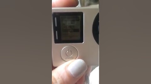 LCD screen not working GoPro Hero 4