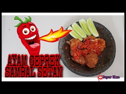 resep-ayam-geprek-crispy-sambal-setan-kekinian,-renyah-wajib-dicoba!!!