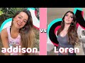 Addison rae vs loren gray tiktok dances compilation june 2020