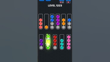 Ball Sort Puzzle 1223 #games #androidgameszone #puzzle #gaming #pop #colors #automobile #level