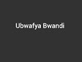 YAHWEH My Destiny - Ubwafya Bwandi