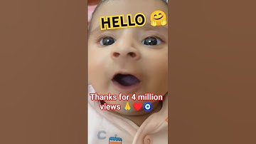 baby saying "HELLO" #newbornbaby #babyjoy #newborn #baby #cute #funny #cuddle #cutebaby #babylove