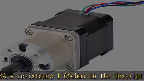 STEPPERONLINE 14:1 Planetary Gearbox High Torque Nema 17 Stepper Hobby DIY CNC Camera