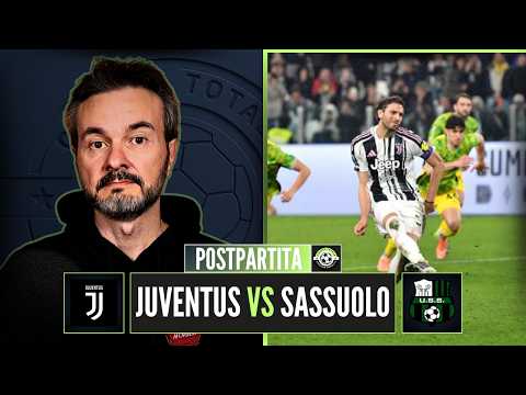 Video JUVENTUS-SASSUOLO 1-1, RIGORE REGALATO E OCCASIONE BUTTATA: ORA LA CLASSIFICA FA PAURA
