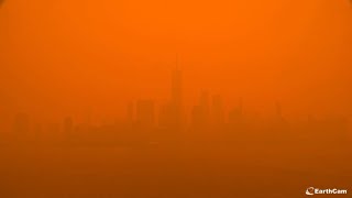 New York City Glows Orange Due to Canadian Wildfires