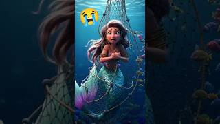 Mermaid Trapped in Fisherman’s Net🧜‍♀️|Mermaid Fisherman #catfunny #catvideos #cat  #mermaid #usa