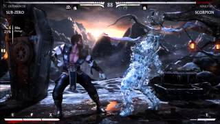 MKX - Sub Zero Brutality Combo (Frozen Dinner)
