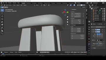 Beginner Blender Breakfast Table Tutorial - Part 3: Modelling the Stool