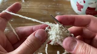 P2tog - purl two stitches together