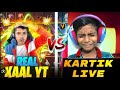 Kaal yt ne  badge99 ban kar kartik par kiya prank  badge99ffkartiklive