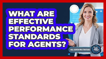 What Are Effective Performance Standards For Agents?