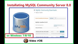 Famous Installing MySQL Database on Windows 7,8,10 | MySQL Community Server 8.0 Profile