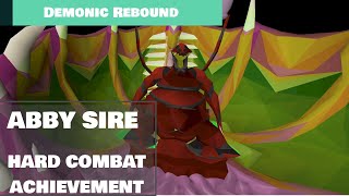 Demonic Rebound Hard Combat Achievement - OSRS