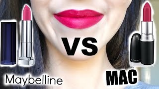 Cheap Dupe for High End Makeup | Wear Test | MAC Lipstick Dupe