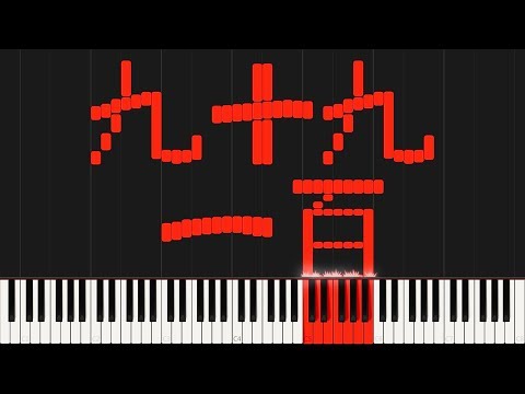 Synthesia Countdown... but it's in CHINESE