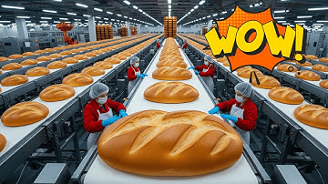 Inside the Giant Bread Factory – How Automated Lines Produce Millions of Loaves Daily