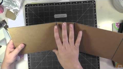 Mini-album with envelope pages Tutorial