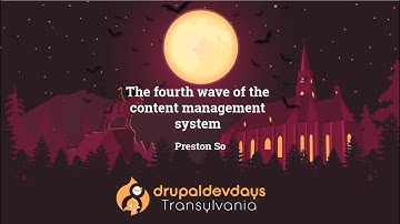 Preton So: The fourth wave of the content management system (keynote)