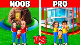 NOOB vs PRO RODINA v Minecraftu!