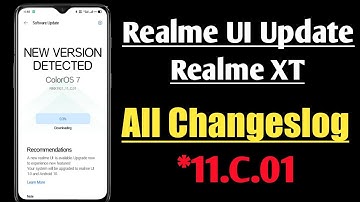 Realme UI Update on Realme XT | Realme XT 11.C.01 Update | Changeslog