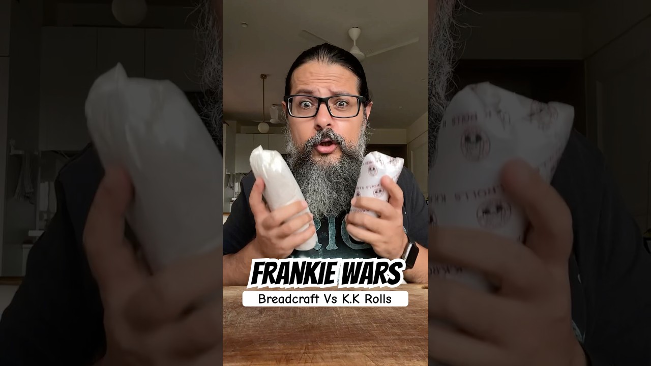 Breadkraft Frankie vs KK Rolls Who makes the best frankie in Mumbai?