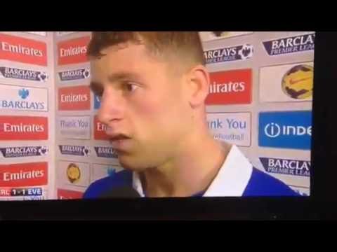 Ross Barkley hilarious interview for Everton