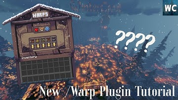 How to use the new WinterCrest /Warps plugin