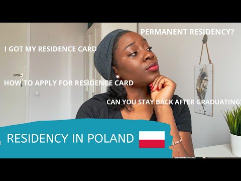 Video: How To Get A Residence Permit In Poland